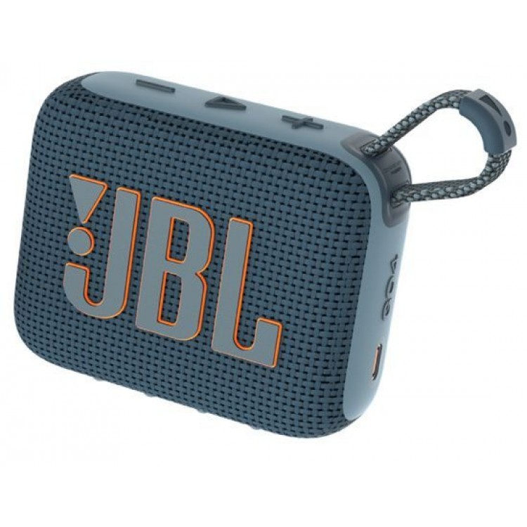 JBL GO 4 Φορητό Ασύρματο Bluetooth Ηχείο, Waterproof IP67 Palm Sized Water Resistant - ΜΠΛΕ - JBLGO4BLU