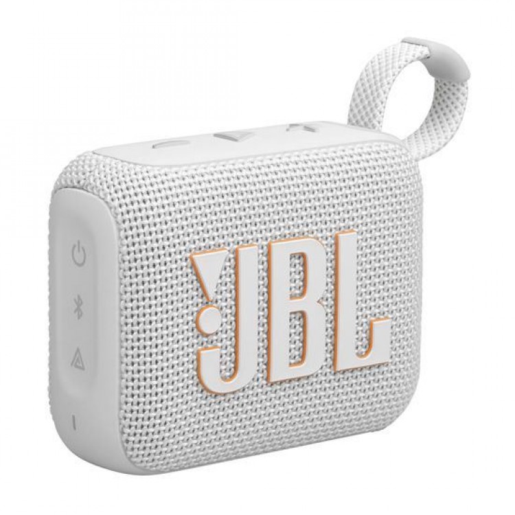 JBL GO 4 Φορητό Ασύρματο Bluetooth Ηχείο, Waterproof IP67 Palm Sized Water Resistant - ΛΕΥΚΟ - JBLGO4WHT