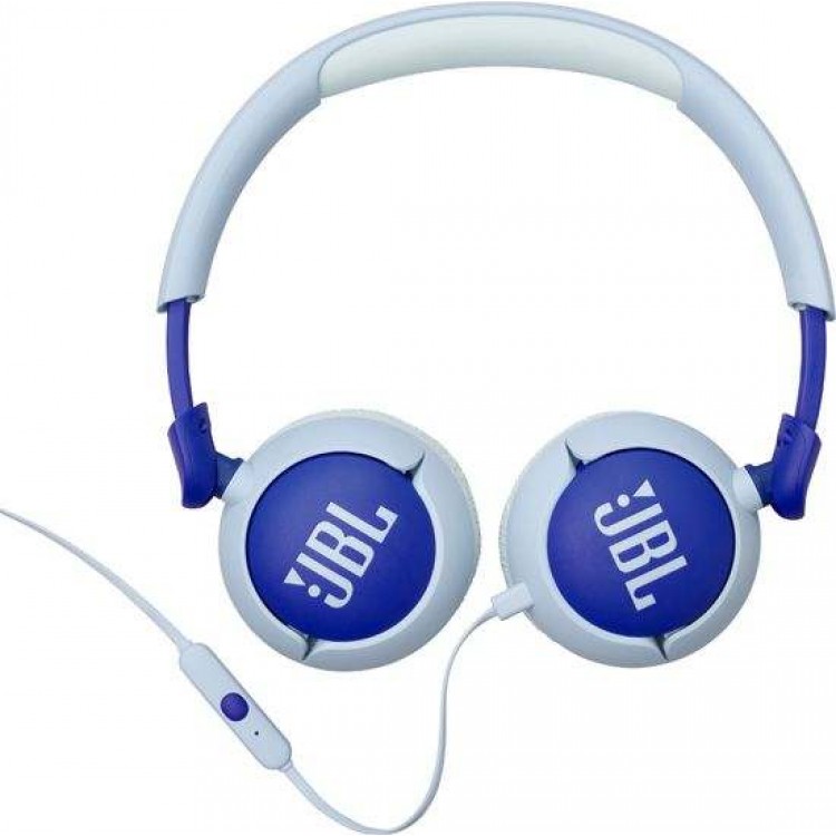 JBL by HARMAN JR320 ενσύρματα ακουστικά Hands-Free Over Head Εργονομικά με μικρόφωνο - ΜΠΛΕ - JBLJR320BLU