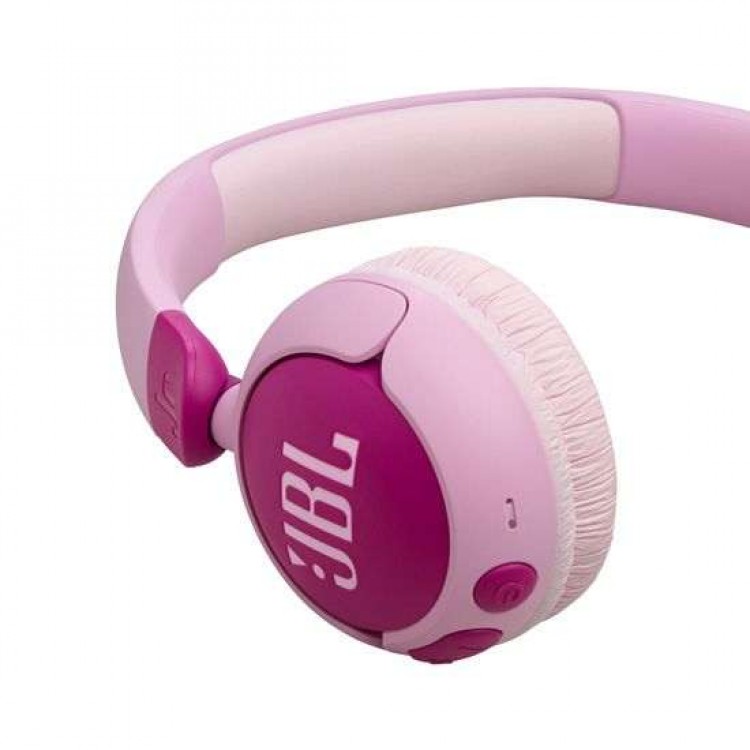 JBL by HARMAN JR320BT Bluetooth Ασύρματα ακουστικά Hands-Free Over Head Εργονομικά με μικρόφωνο - Purle ΡΟΖ - JBLJR320BTPUR