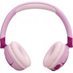 JBL by HARMAN JR320BT Bluetooth Ασύρματα ακουστικά Hands-Free Over Head Εργονομικά με μικρόφωνο - Purle ΡΟΖ - JBLJR320BTPUR