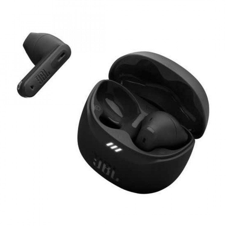JBL by HARMAN Tune TWS Flex 2, True Wireless Ear-Buds Headphones, NC, Touch, BT Headset BLUETOOTH Hands-Free με εργονομικά Earbuds - MAT ΜΑΥΡΟ - JBLTFLEX2BLK 