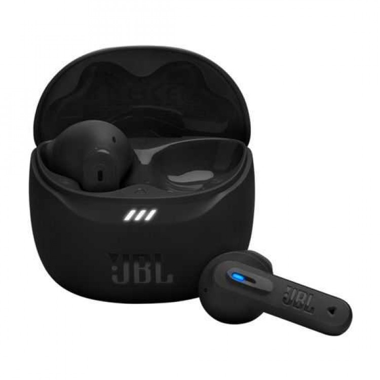 JBL by HARMAN Tune TWS Flex 2, True Wireless Ear-Buds Headphones, NC, Touch, BT Headset BLUETOOTH Hands-Free με εργονομικά Earbuds - MAT ΜΑΥΡΟ - JBLTFLEX2BLK 