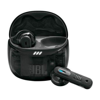 JBL by HARMAN Tune TWS Flex 2, True Wireless Ear-Buds Headphones, NC, Touch, BT Headset BLUETOOTH Hands-Free με εργονομικά Earbuds - ΜΑΥΡΟ Ghost Edition - JBLTFLEX2GBLK 