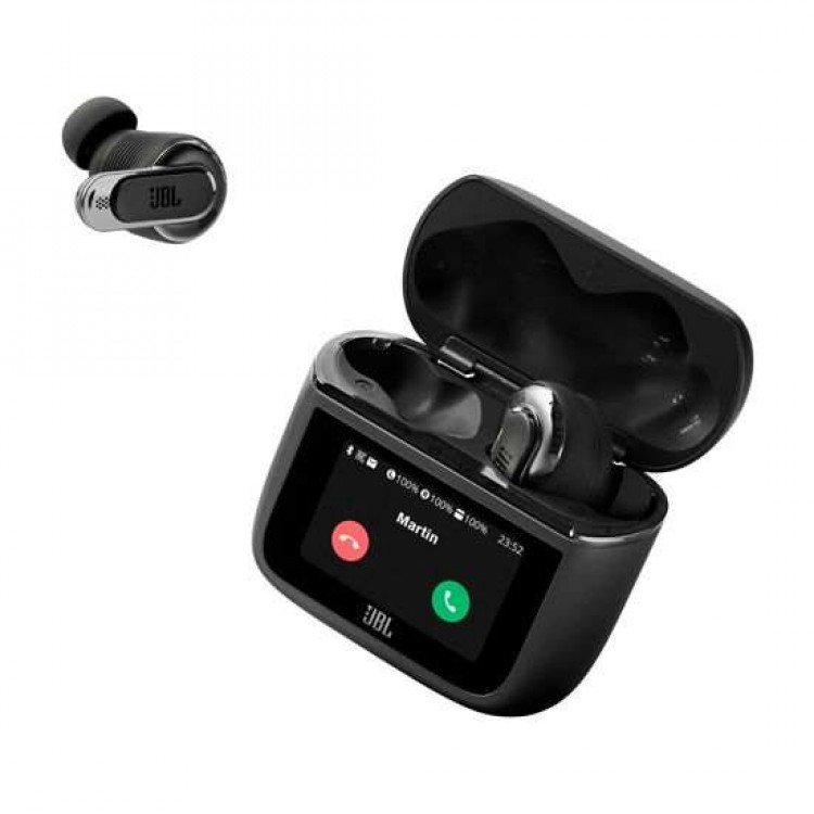 JBL by HARMAN Tour Pro 3 In-earS, True Ασύρματα Ακουστικά Ear-Buds Headphones, True ANC, Wrl. Charging, Touch, BT Headset Hands-Free με εργονομικά Earbuds - ΜΑΥΡΟ - JBLTOURPRO3BLK