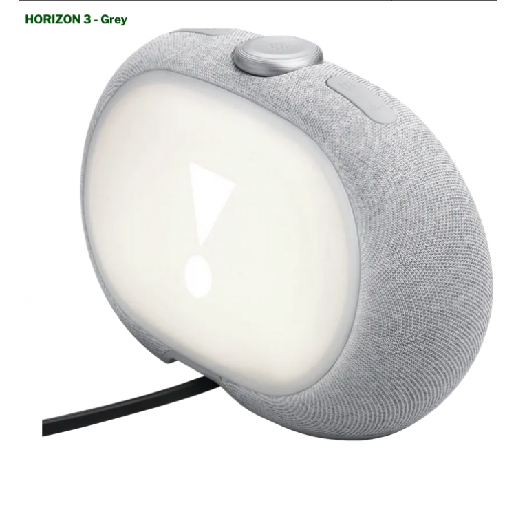 JBL Horizon 3 Φορητό Ασύρματο Bluetooth Ηχείο, clock radio με λειτουργίες sleep/αφύπνισης ξυπνητήρι - ΓΚΡΙ - JBLHORIZON3GRYEP