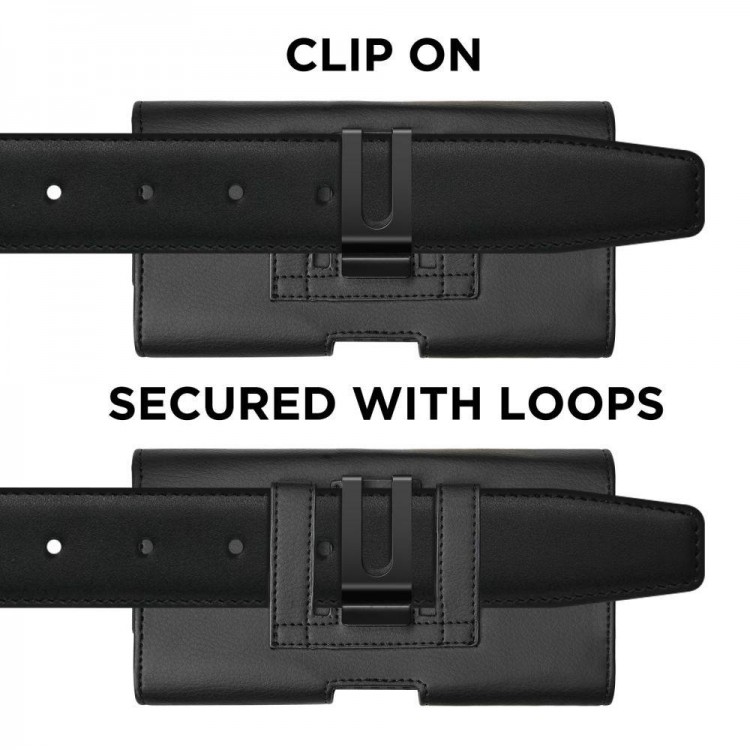 Θήκη Tech Protect Ζώνης Universal SmartPhone Holster Pouch for 5.8"-6.8" Black - ΜΑΥΡΗ - SM80