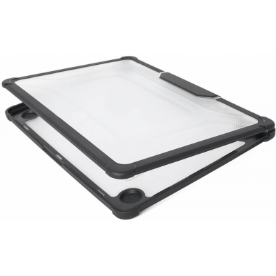 Θήκη Honju FIT Kickstand για Apple MacBook Air 15,3" (M2 2023, M3 2024, M4 2025) - ΜΑΥΡΟ ΔΙΑΦΑΝΟ - 62608