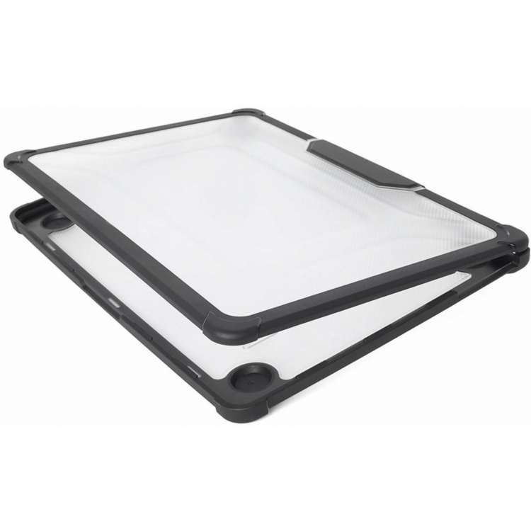 Θήκη Honju FIT Kickstand για Apple MacBook Air 15,3" (M2 2023, M3 2024, M4 2025) - ΜΑΥΡΟ ΔΙΑΦΑΝΟ - 62608