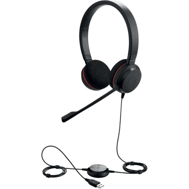 Jabra 100-55900000-99 Evolve 20 Professional headset with easy call management and great sound - Μαύρο