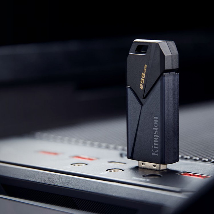 Kingston Memory Stick DataTraveler Exodia Onyx USB 3.2 Stick FlashDrive, 256GB - ΜΑΥΡΟ - DTXON/256GB