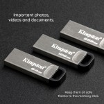 KINGSTON USB Stick DT Kyson (DTKN/64GB) - USB-A 3.2 FlashDrive, 64GB - Black