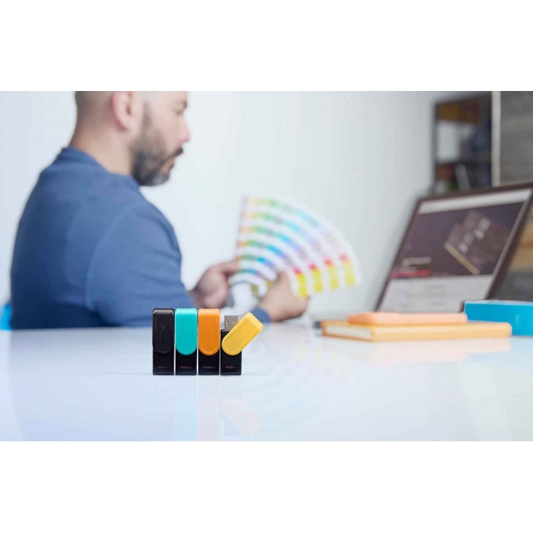 Kingston Memory Stick DataTraveler Exodia S USB 3.2 Stick FlashDrive, 64GB - ΜΑΥΡΟ - DTXS/64GB