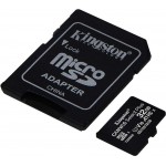 Kingston Κάρτα Μνήμης MicroSDHC Canvas Select Plus Android A1, με Adapter, 32GB, Class 10/UHS-1 U1 - ΜΑΥΡΟ - SDCS2/32GB