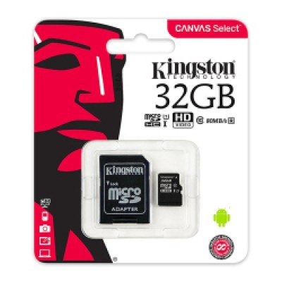 KINGSTON Memory Card MicroSD SDC1032GB SP, Class 10 με SD ADAPTER