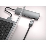 LINQ PRO καλώδιο Braided Display Port σε Display Port, για 8K Display/TV 8K/60Hz ή 4K/144Hz 32Gbps , DP1.4 32Gbps HDR, 2μ. - LQ-LQ48025 - ΓΚΡΙ