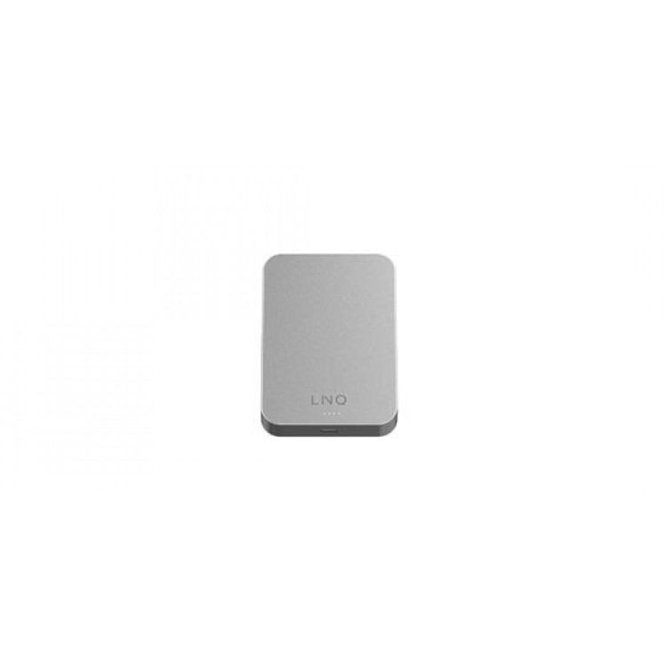 LINQ MAGSAFE SLIM Magnetic Wireless PowerBank 10K με MAGSAFE Qi2, 15W με Θύρα USB-C,Μαγνητικός Φορητός Ασύρματος Φορτιστής 10.000mAh - LQ-LQWP102 - ΓΚΡΙ