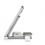 LINQ 3σε1 MAGSAFE SLIM Magnetic Wireless PowerBank 8.000mAh & Βάση με MAGSAFE , 20W με Θύρα USB-C, iPhone/Watch/AirPods - LQ-LQWPS082 - ΓΚΡΙ