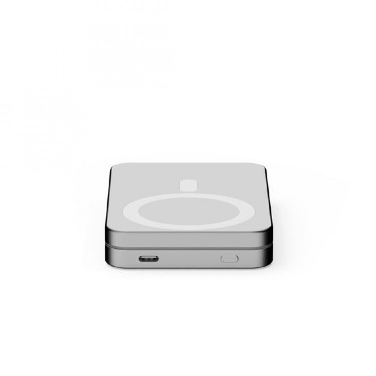 LINQ 3σε1 MAGSAFE SLIM Magnetic Wireless PowerBank 8.000mAh & Βάση με MAGSAFE , 20W με Θύρα USB-C, iPhone/Watch/AirPods - LQ-LQWPS082 - ΓΚΡΙ