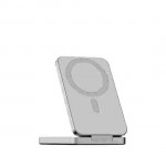 LINQ 3σε1 MAGSAFE SLIM Magnetic Wireless PowerBank 8.000mAh & Βάση με MAGSAFE , 20W με Θύρα USB-C, iPhone/Watch/AirPods - LQ-LQWPS082 - ΓΚΡΙ