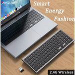 Yesido Ασύρματο Πληκτρολόγιο (KB10), 2.4G Connection, για Laptops, Tablets, Windows, Mac, Linux - ΓΚΡΙ - Αγγλικό US - KF2315114