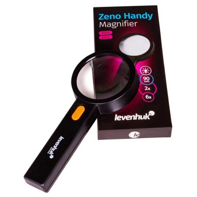 Levenhuk Zeno ZH37 HANDY Magnifier 2-6x (90 & 21mm) - BLACK