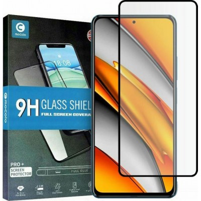 Screen Protector Fullcover BS MOCOLO TG+3D 0.3MM Tempered Glass for XIAOMI POCOPHONE POCO F3 - BLACK
