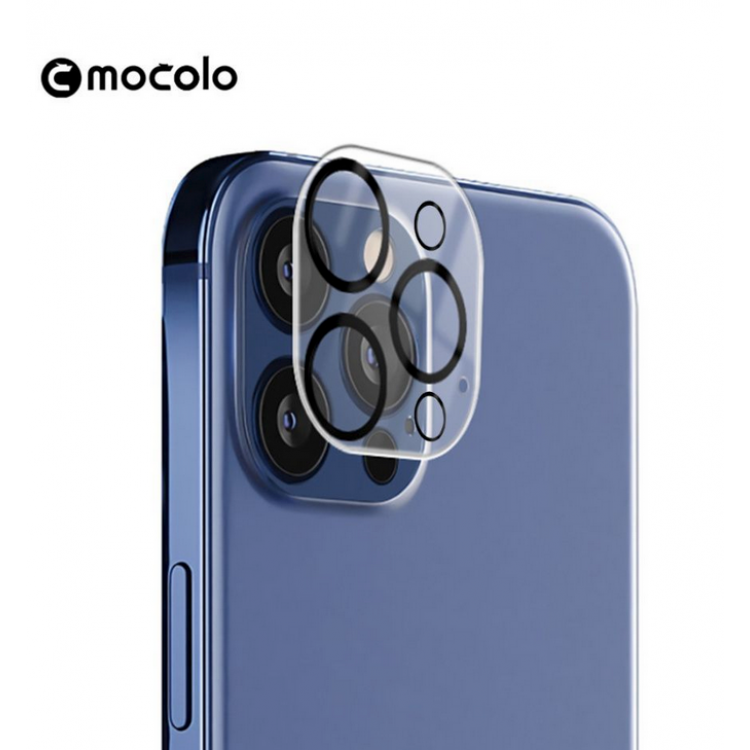 MOCOLO Γυαλί προστασίας TG+ για CAMERA LENS του APPLE IPHONE 12 PRO 6.1 - ΔΙΑΦΑΝΟ ΜΑΥΡΟ