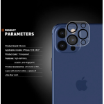 MOCOLO Γυαλί προστασίας TG+ για CAMERA LENS του APPLE IPHONE 12 PRO 6.1 - ΔΙΑΦΑΝΟ ΜΑΥΡΟ
