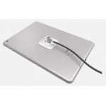 Maclocks Compulocks Universal Tablet Lock Adhesive Security Plate with Keyed Coiled Cable Lock - M1-CL15CUTL