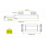 Mobile Origin CA17 Βάση αυτοκινήτου για Tablets/Smartphones 4.7"-12.9" με βραχίονα - ΜΑΥΡΟ - MO-TPMA-CA17