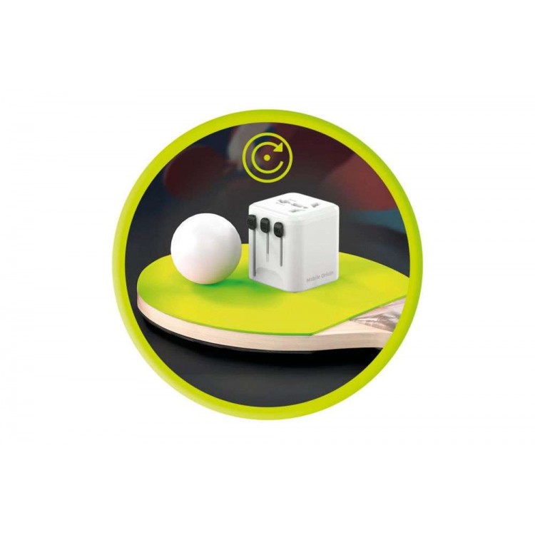 Mobile Origin UNIVERSAL Προσαρμογέας φόρτισης για φορτιστή τοίχου PW30, EU/US/UK/AU - ΛΕΥΚΟ - MO-UTRA-PW30-WHT