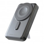 Mobile Origin Ασύρματος Φορτιστής MAGSAFE Powerbank 10.000mAh, με Lightning και USB-C καλώδιο, PB11 - ΜΑΥΡΟ - MO-WMP-PB11