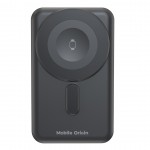 Mobile Origin Ασύρματος Φορτιστής MAGSAFE Powerbank 10.000mAh, με Lightning και USB-C καλώδιο, PB11 - ΜΑΥΡΟ - MO-WMP-PB11