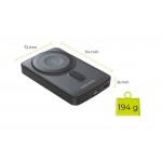 Mobile Origin Ασύρματος Φορτιστής MAGSAFE 15W Powerbank 10.000mAh, PB9 - ΜΑΥΡΟ - MO-WMP-PB9