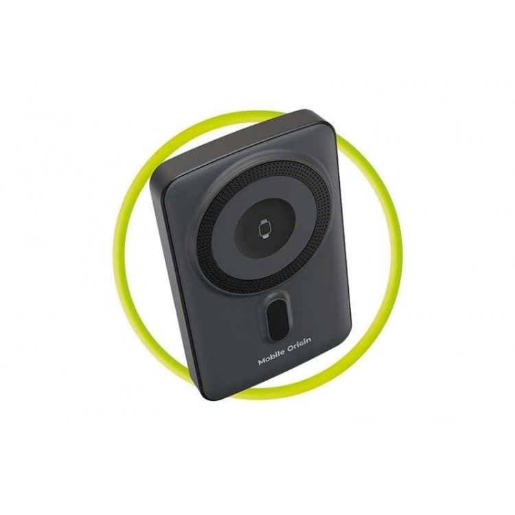 Mobile Origin Ασύρματος Φορτιστής MAGSAFE 15W Powerbank 10.000mAh, PB9 - ΜΑΥΡΟ - MO-WMP-PB9