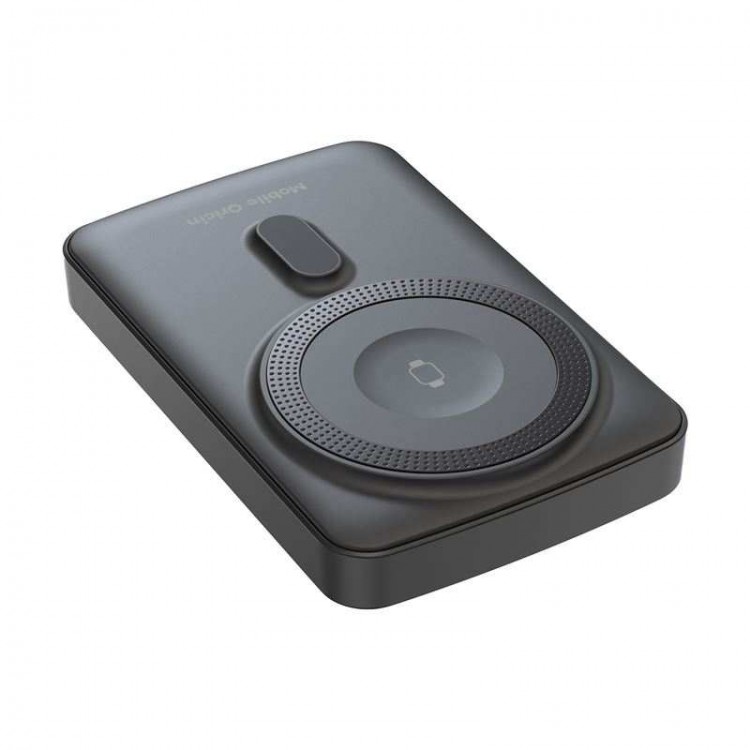 Mobile Origin Ασύρματος Φορτιστής MAGSAFE 15W Powerbank 10.000mAh, PB9 - ΜΑΥΡΟ - MO-WMP-PB9