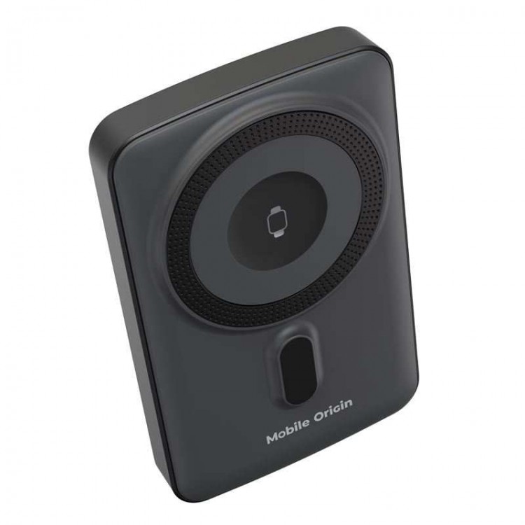 Mobile Origin Ασύρματος Φορτιστής MAGSAFE 15W Powerbank 10.000mAh, PB9 - ΜΑΥΡΟ - MO-WMP-PB9