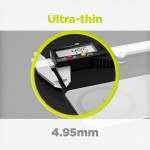Mobile Origin Blade MAGSAFE Powerbank 3.000mAh ασύρματος Φορτιστ΄ής, με ενσωματωμένο USB-C καλώδιο - ΓΚΡΙ ΜΑΥΡΟ - PBB-3KC-GRY