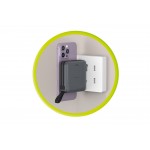 Mobile Origin 3-σε-1 Ασύρματος Φορτιστής Ταξιδιού & MAGSAFE Powerbank 10.000mAh, με Lightning και USB-C καλώδιο - ΓΚΡΙ - PBT-03L-GRY