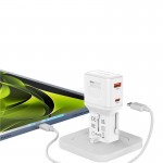 Mobile Origin Travel Φορτιστής ταξιδίου τοίχου 35W, UNIVERSAL - EU/US/UK/AU - ΛΕΥΚΟ - MO-PW25-WHT