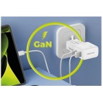 Mobile Origin Travel Φορτιστής ταξιδίου τοίχου 35W, UNIVERSAL - EU/US/UK/AU - ΛΕΥΚΟ - MO-PW25-WHT