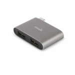 MOSHI USB-C σε Dual USB-A Μετατροπέας - Tit ΓΚΡΙ - MO-99MO084214 