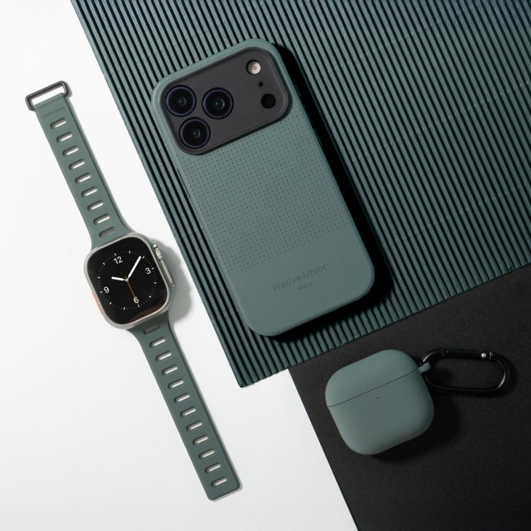 Θήκη NATIVE UNION MagSAfe Active για Apple iPhone 17 Pro MAX 6.9 5G 2025 - Slate ΠΡΑΣΙΝΟ - NU-ACTCSE-GRN-NP25PM