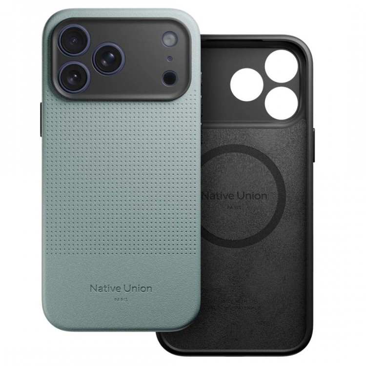 Θήκη NATIVE UNION MagSAfe Active για Apple iPhone 17 Pro MAX 6.9 5G 2025 - Slate ΠΡΑΣΙΝΟ - NU-ACTCSE-GRN-NP25PM