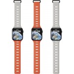 NATIVE UNION Active Μαγνητικό λουράκι Double-Sided Reversible Silicone για Apple Watch SERIES 11/10(42mm) , 9/8/7 (41mm) , 6/SE/5/4 (40mm) , 3/2/1 (38mm) - ΠΟΡΤΟΚΑΛΙ/ΜΠΕΖ (OXYFIRE) - NU-ACTBAND-AW-S-OXYS