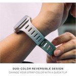 NATIVE UNION Active Μαγνητικό λουράκι Double-Sided Reversible Silicone για Apple Watch SERIES 11/10(42mm) , 9/8/7 (41mm) , 6/SE/5/4 (40mm) , 3/2/1 (38mm) - ΠΟΡΤΟΚΑΛΙ/ΜΠΕΖ (OXYFIRE) - NU-ACTBAND-AW-S-OXYS