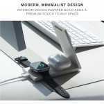 NATIVE UNION Rise 3-σε-1 Qi2 15W Αναδιπλούμενη Mαγνητική Βάση MagSafe Ασύρματης Φόρτισης - Sandstone ΓΚΡΙ - NU-RS-3IN1-SAN