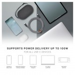 NATIVE UNION ECO Belt Καλώδιο USB-C σε USB-C 240W, 2.4μ. - Cosmos - NU-BELT-PRO2-COS-NP