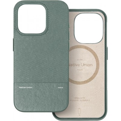 Θήκη NATIVE UNION MagSAfe (RE) Classic για Apple iPhone 16 6.1 2024 - SLATE ΠΡΑΣΙΝΟ - RECLA-GRN-NP24